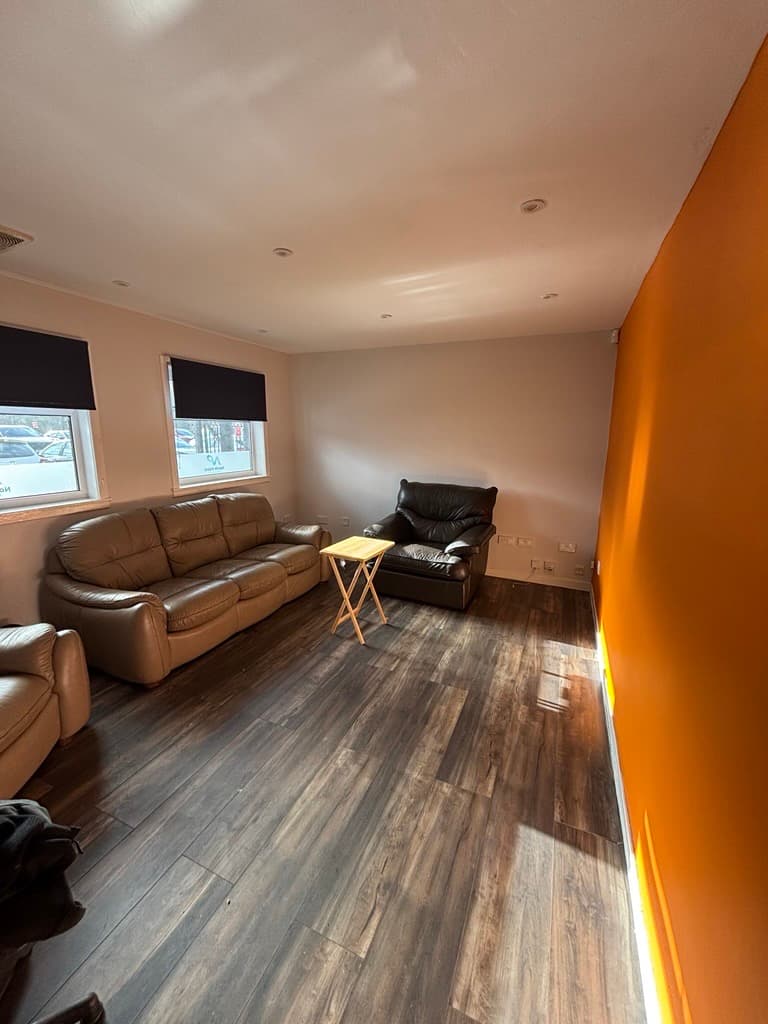 Mechanic working on a car